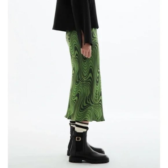 ZARA LEATHER ANKLE BOOTS WITH BUCKLE - Picture 1 of 7